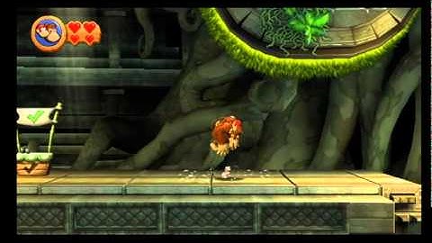 Donkey Kong Country Returns ( Part 8-World-3 Ruins)