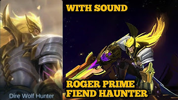 Script Skin PRIME Roger Fiend Haunter Full Effect Full Sound No Password