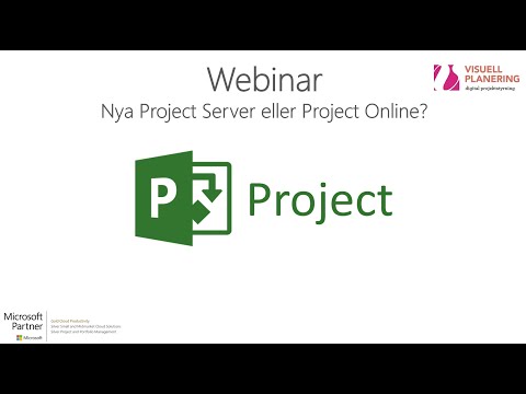 Project Server eller Project Online?