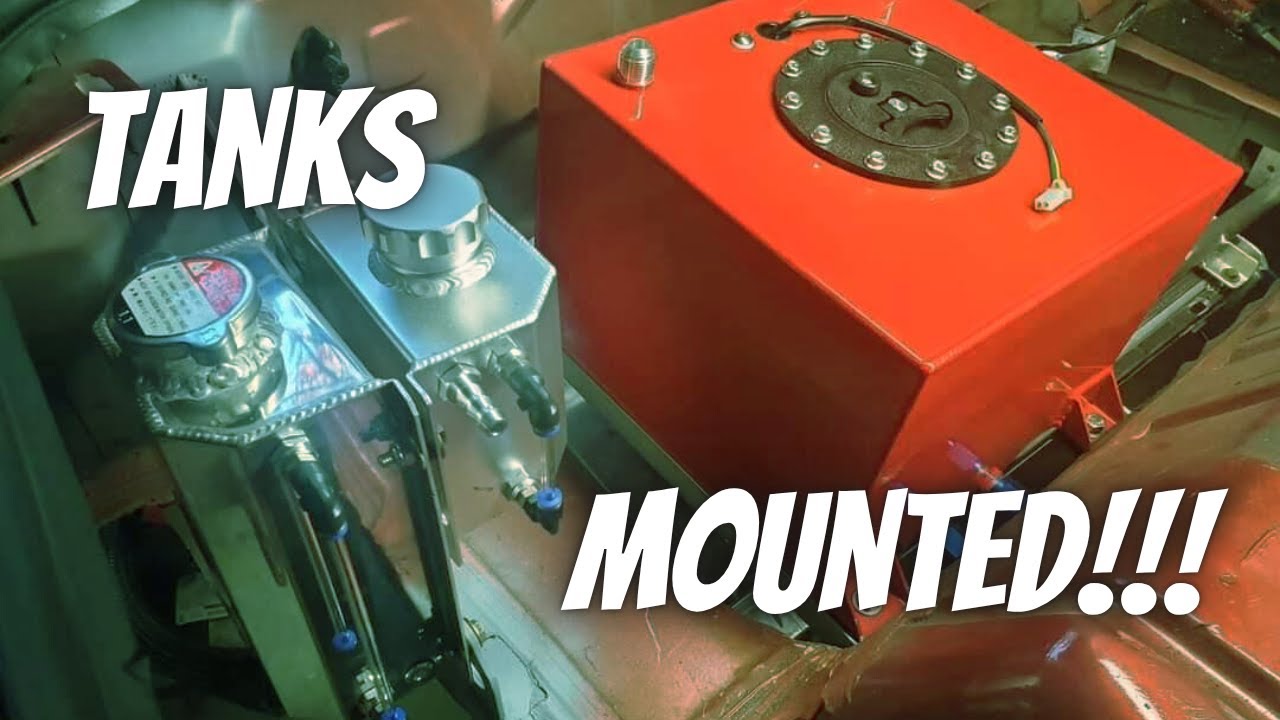 PRO-DIY: BUDGET Expansion & overflow tank fab & mounting for REAR MOUNT