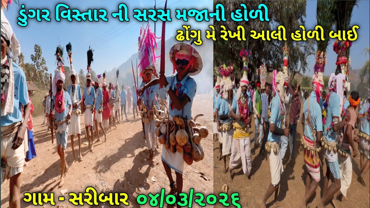 સરીબાર મા 👉૦૪/૦૩/૨૦૨૬ દીવસે 🔥સળગાઇ 🔥હોળી મેં 🙏ઢોગું મેં રેખી આલી હોળીબાઈ 💥ઢોગું વાળા નિયમ દેખો 😳