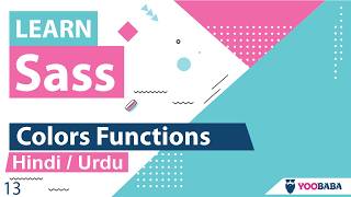 Sass Color Functions Tutorial in Hindi / Urdu