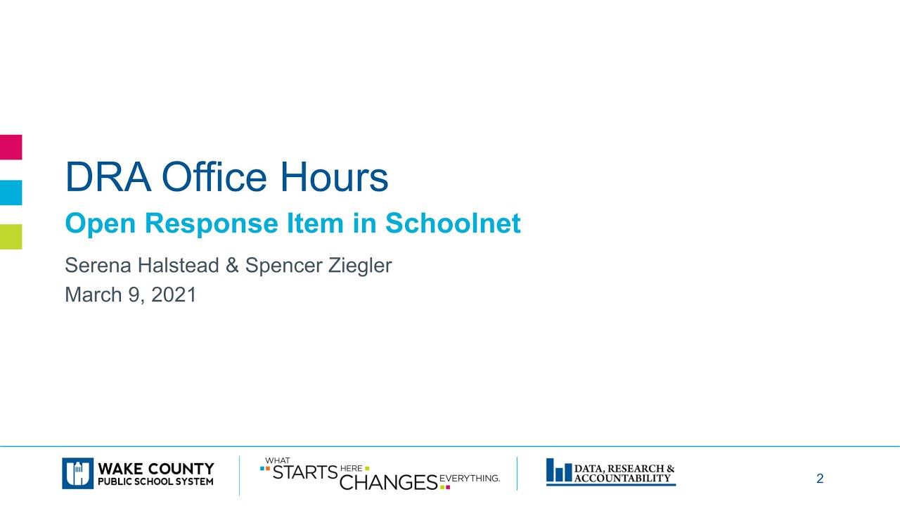 3 9 21 Open Response Item In Schoolnet YouTube
