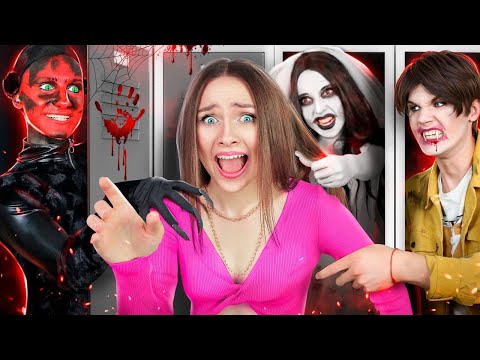Horror Movie in Real Life! We’re Being Hunted by Demons | Sleepover in Haunted House