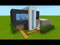 Minecraft Tutorial: How To Make A Modern House 2019 "Easy Modern House Tutorial"