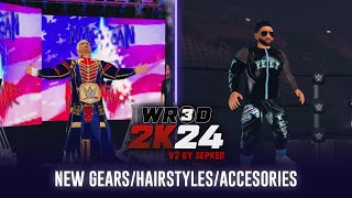 WR3D 2K24 V2 BY SEPKER | NEW HAIRSTYLES, ACCESSORIES AND ENTRANCE GEARS! Information