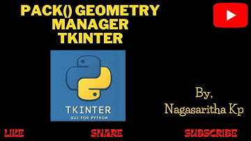 T_3: pack () GEOMETRY MANAGER (Theory) IN TKINTER
