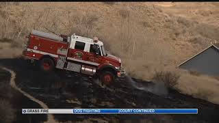 CSFD crews knock down grass fire