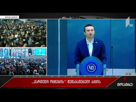 „ქართული ოცნების“ შემაჯამებელი აქცია - კახა კუჭავას განცხადება