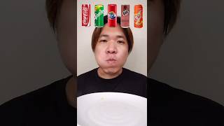 🔄 [Reversed] Eating Jelly from various Soda Drinks 🥤| Mukbang ASMR #shorts