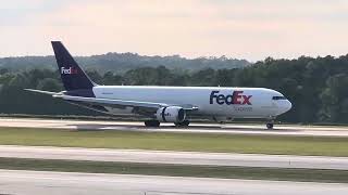 FedEx Boeing 767-300F(ER) [N294FE] landing in RDU Airport