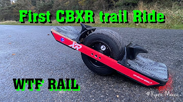 First trail ride with the CBXR AND WTF RAILS on the Onewheel