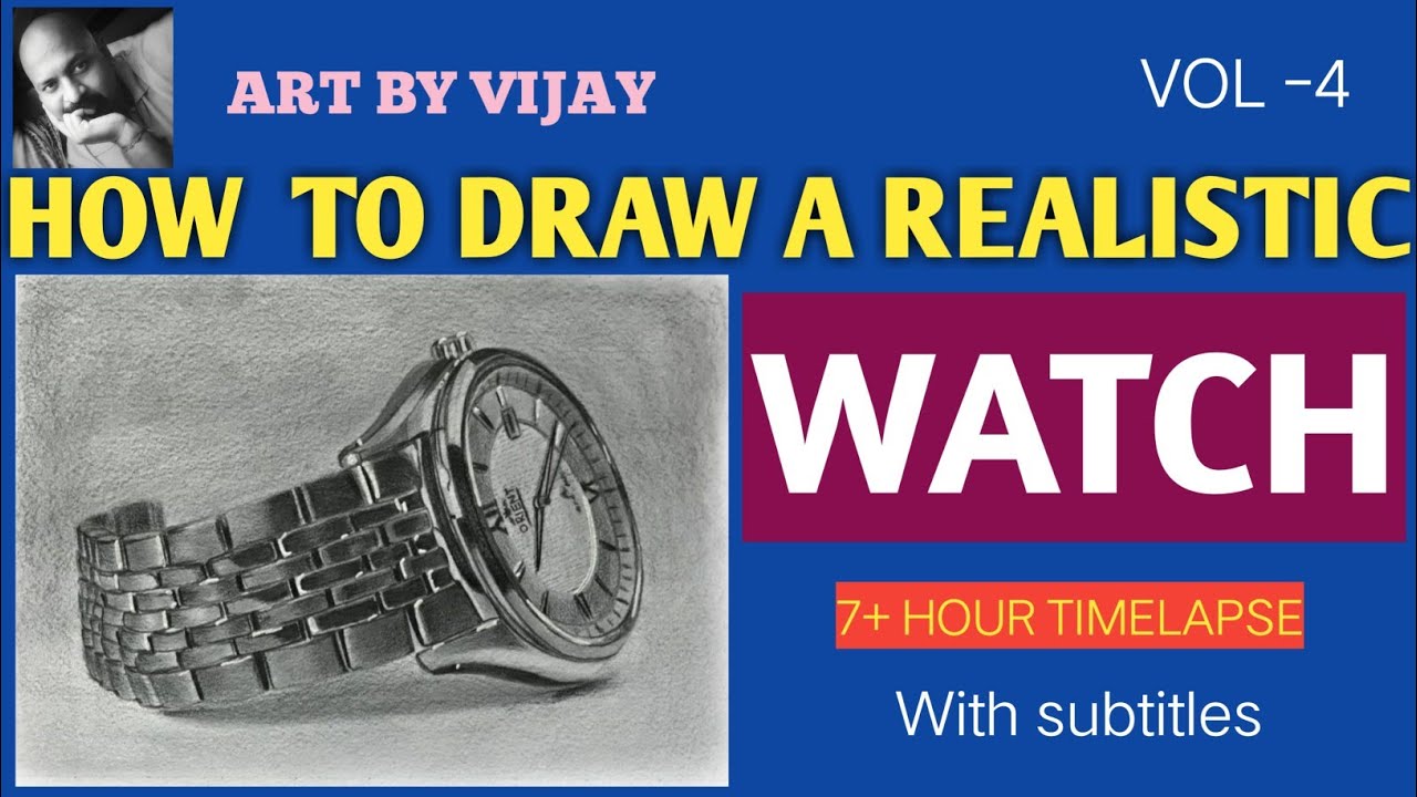 HOW TO DRAW REALISTIC WATCHHOW TO DRAW A WATCHHOW TO DRAW FOR