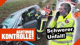 Ersthelfer bei schwerem VERKEHRSUNFALL | 1/2 | Kabel Eins | Achtung Kontrolle