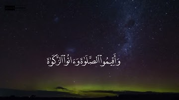 (واستغفروا الله إن الله غفور رحيم) تلاوة مريحة وجميلة - القارئ عبد الرحمن مسعد