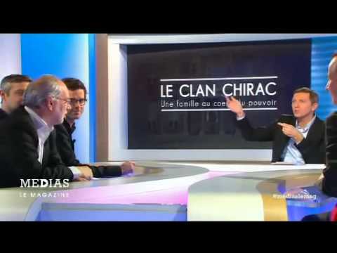Le plateau télé de Thomas Isle « Le clan Chirac une famille au cœur du pouvoir » France 2 numérique bibliothèque paris