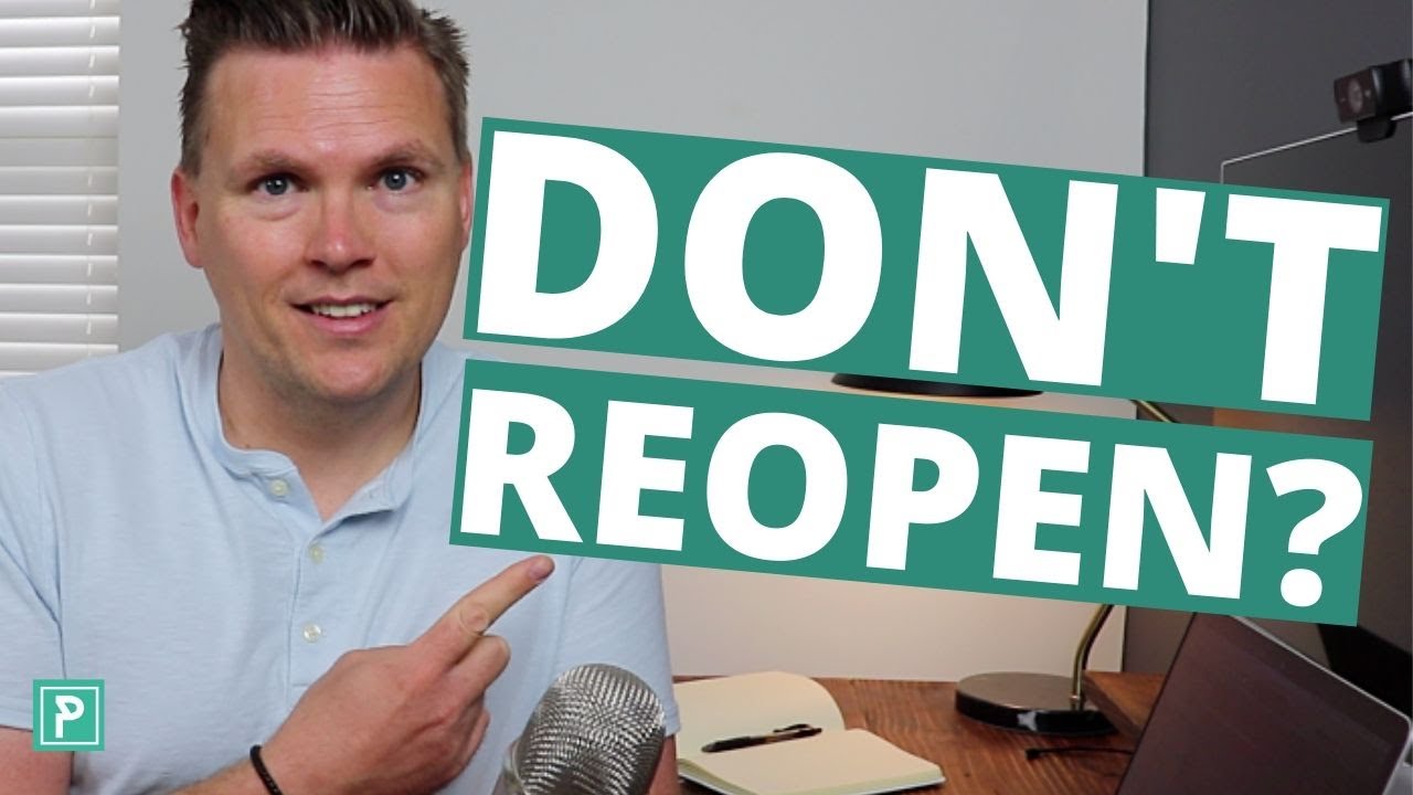 Don't Reopen Until... Why Churches Should NOT Rush Into Re-Opening