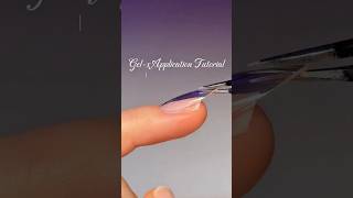 Gel-x Application tutorial🤍|| #gelxnails #manicure #nailtutorial
