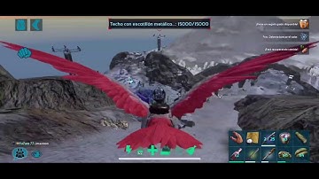 Raideando con rifle tek 😆(ark mobile )