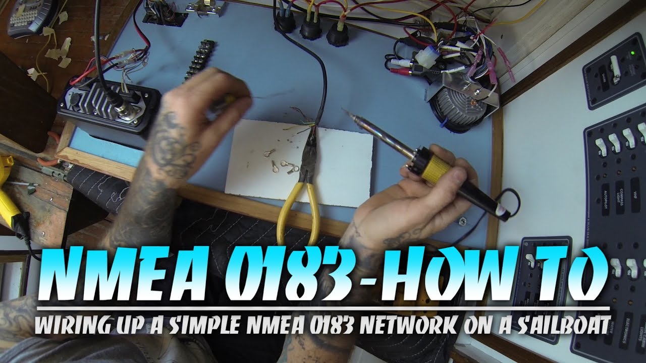 How to wire up a simple NMEA 0183 Network on a Sailboat