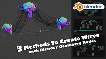 Create Wires With Blender Geometry Nodes - 3 Methods