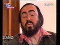 La Vita in Diretta  Intervista a Luciano Pavarotti (anno 2000)
