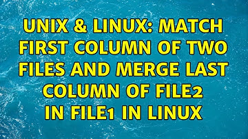 Unix & Linux: Match first column of two files and Merge last column of File2 in File1 in linux