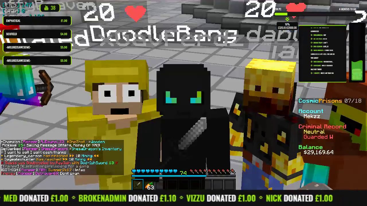 MET MINING + MODUAL DROPS 10 MILL NRG | COSMIC PRISONS | EPISODE 5 (ZYPHON PLANET)