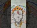 peaceful Hanuman ji drawing #art #bhakti #hanuamnji