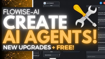 Flowise: Create Powerful AI Agents/LLM Apps With A Drag-and-Drop UI (FREE)