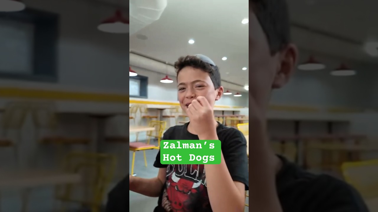 Kids review Zalman’s Hot Dogs… Is this the best kosher place? 
