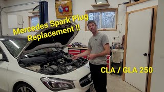 Mercedes Spark Plug Replacement. OEM plugs are the best!