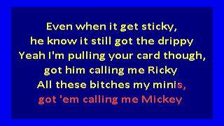 Tyga ft   Nicki Minaj - Dip  (karaoke) remix