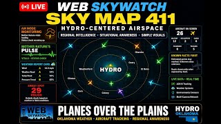 🔴 LIVE SkyWatch Network | Regional Awareness & Intelligence | Oklahoma Weather • Airspace