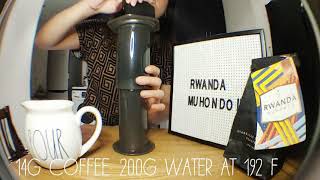 Inverted Aeropress: Hot Chocolate Coffee with a Honey Milk Foam Cap screenshot 4