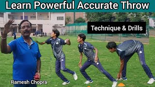 Learn Powerful Accurate Throw  Learn Fast And Accurate Throw Tez Aur Sahi Throw Marna Seekhen