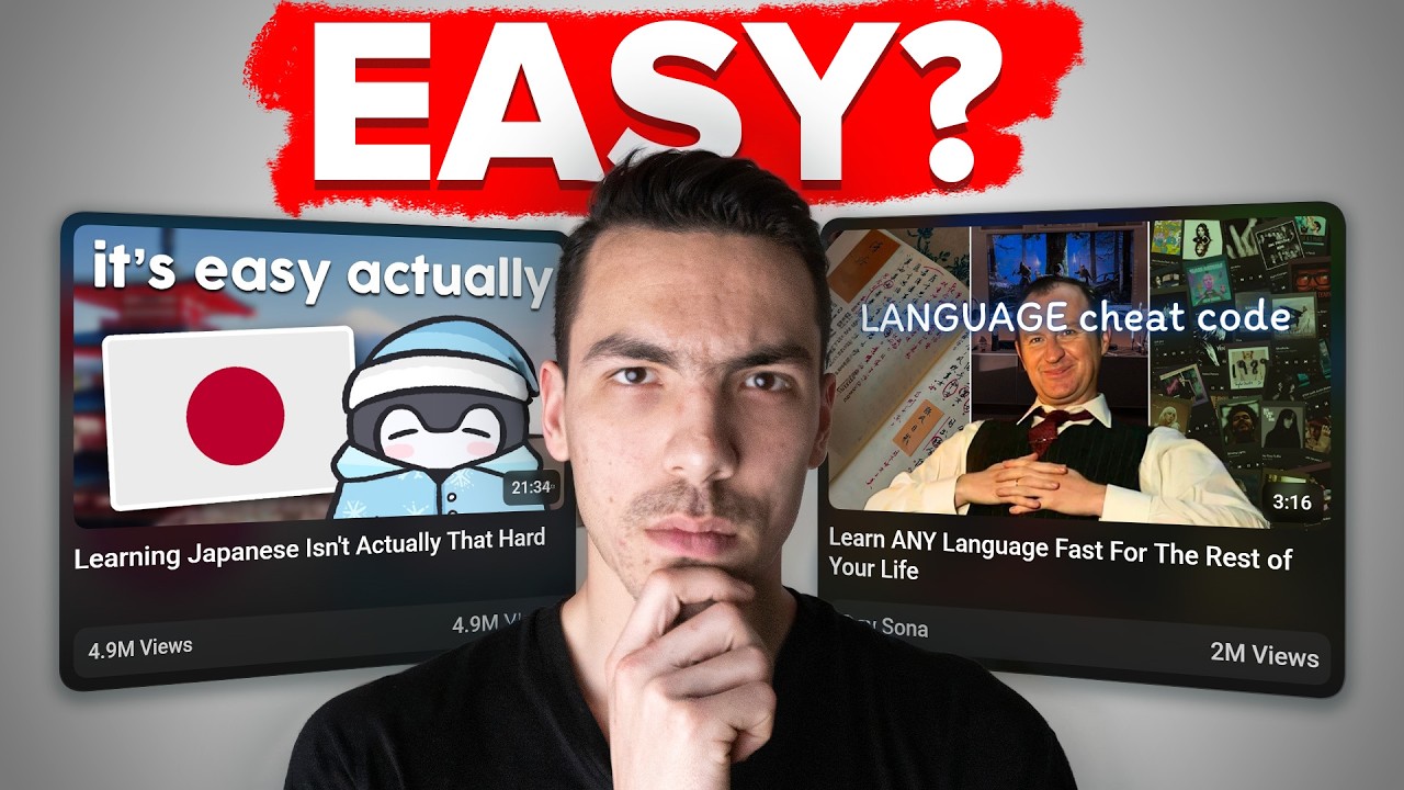 Why learning a language is easy, actually - YouTube