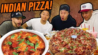 TRADITIONAL vs MODERN INDIAN FOOD (Punjabi Pizza!) | Fung Bros