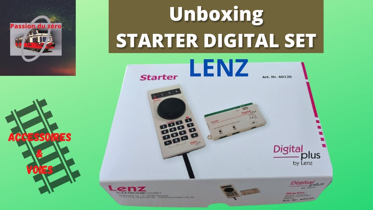 Unboxing Starter Digital plus de LENZ référence 60120