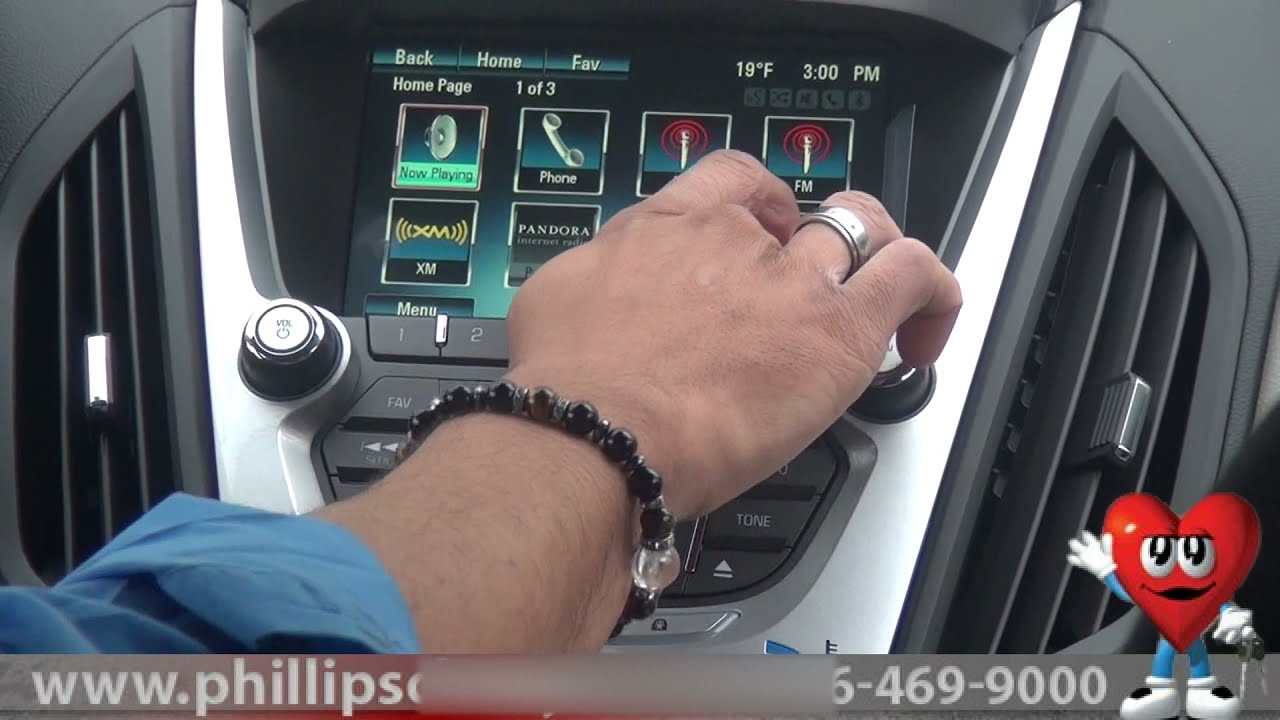 2013 Chevy Equinox Guide To Dashboard Display Controls At Phillips Chevrolet Car Sales Chicago