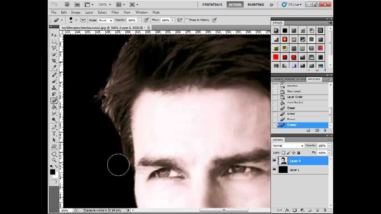 Photoshop Resmi Kesme Islemleri Hd Youtube