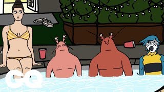 スパで女子をナンパするには | Ep8 Gentlemen Lobsters | GQ JAPAN