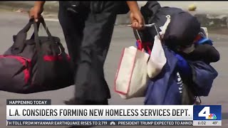 LA County considers forming new homeless services department