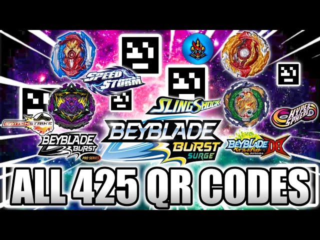 Olá Bladers deixamos aqui algums codigos QR do APP Beyblade Burst.