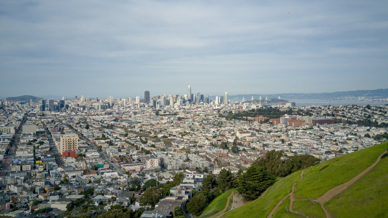Potensic Atom v1 flight over Bernal Hill