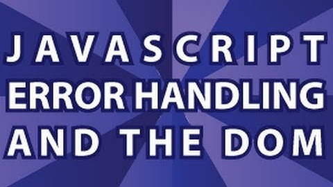 JavaScript Video Tutorial Pt 8