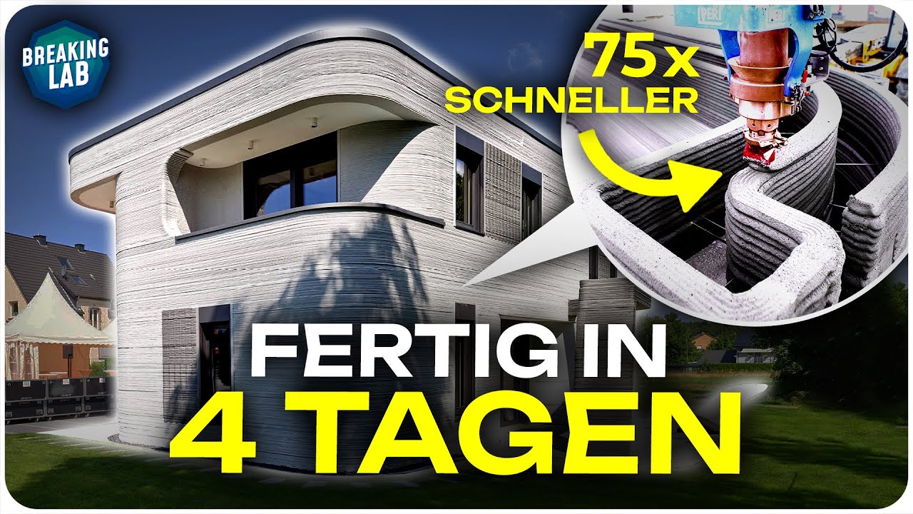 Hausbau mit 3D-Druck: Zukunft der Bautechnik?