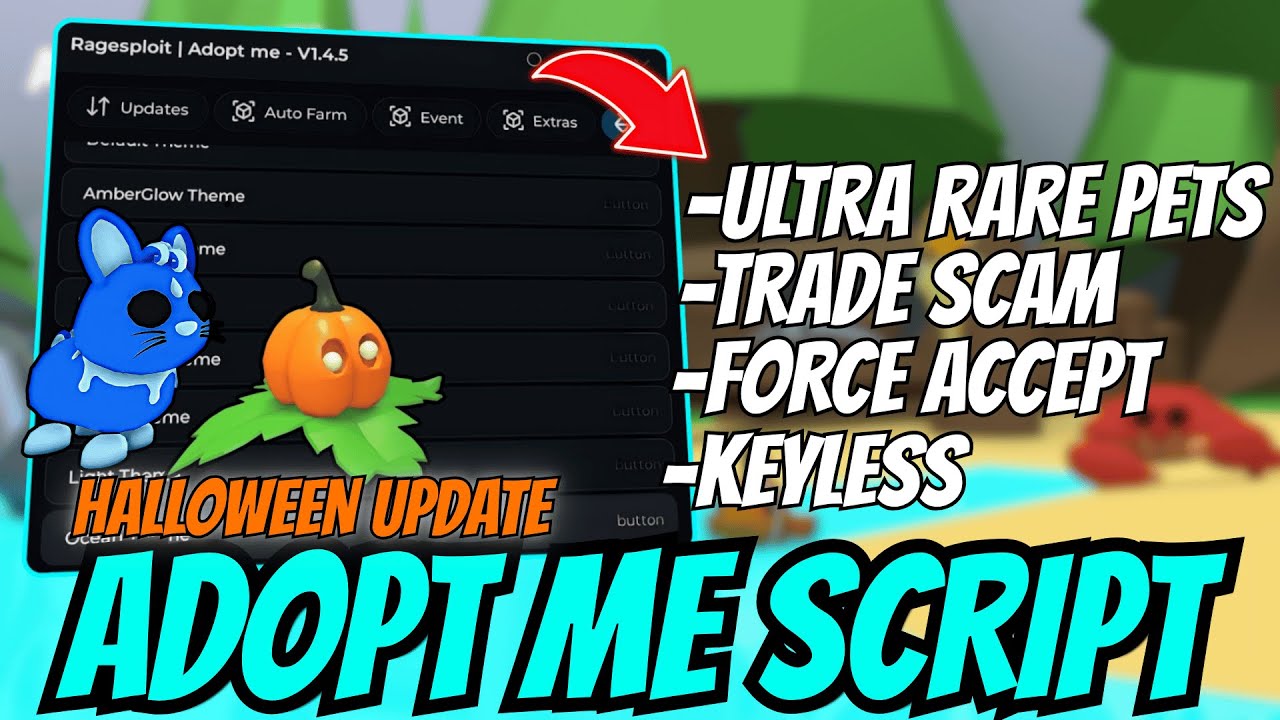 🐣 Working Adopt Me Script GUI 2025 | Ultra Rare Pets, Trade Scam, Force ...
