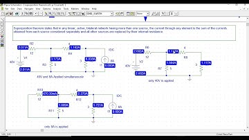 Superposition Analysis in Pspice
