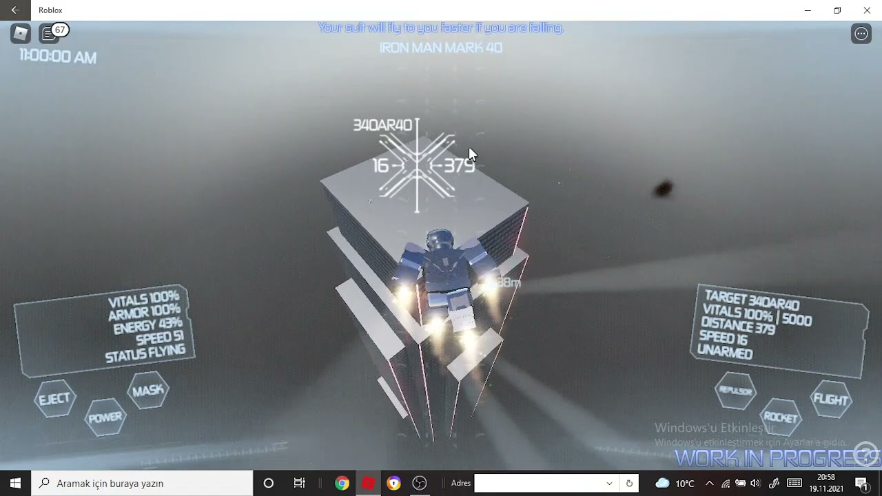 İlk videom roblox iron man simulator 2